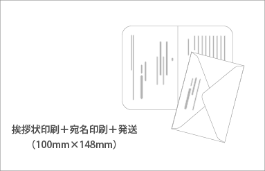 挨拶状｜宛名印刷｜ポストカード印刷｜ビーピーシー｜福岡